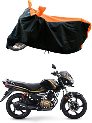 DeepShakshi AUTOMOTIVE Waterproof Two Wheeler Cover for TVS(Victor Premium BS6, Orange)