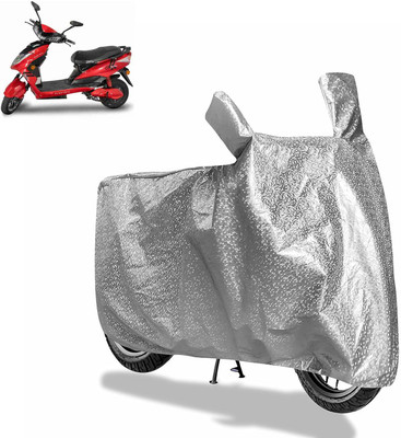 aksmit Waterproof Two Wheeler Cover for Kinetic(Silver)