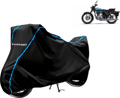 Horseyaart Waterproof Two Wheeler Cover for Royal Enfield(Electra, Black)