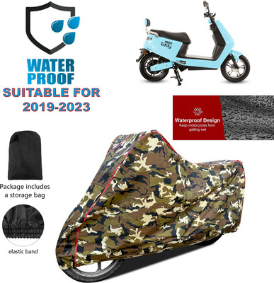 PAGORA Waterproof Two Wheeler Cover for Hero(Electric E-Sprint, Yellow)
