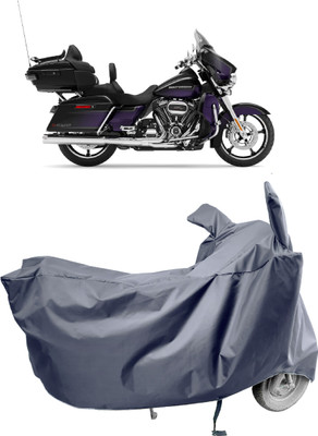 Amexride Two Wheeler Cover for Harley Davidson(CVO Limited, Grey)
