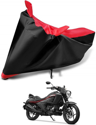 MOCKHE Two Wheeler Cover for Suzuki(Intruder 250, Red)