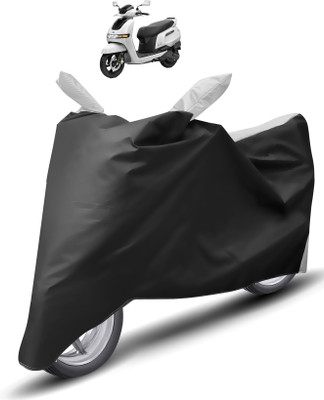 Caronix Two Wheeler Cover for TVS(iQube Electric, Grey)