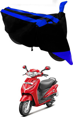 Mdstar Waterproof Two Wheeler Cover for Hero(Duet VX 110CC, Blue, Black)