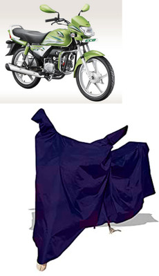 Amexride Two Wheeler Cover for Hero(HF Deluxe Eco, Blue)