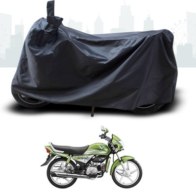 DeepShakshi AUTOMOTIVE Two Wheeler Cover for Hero(HF Deluxe Eco, Black)