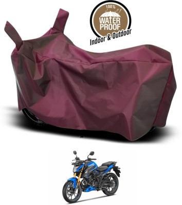 Mdstar Waterproof Two Wheeler Cover for Honda(CBR 650F, Maroon)