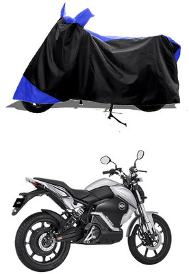 GROFATIK Two Wheeler Cover for Revolt(RV Cafe Racer, Blue)