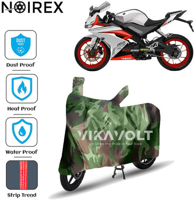 NOIREX Waterproof Two Wheeler Cover for Yamaha(YZF R15 V3.0, Green)