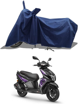 AASHTIK MART Two Wheeler Cover for TVS(Blue)