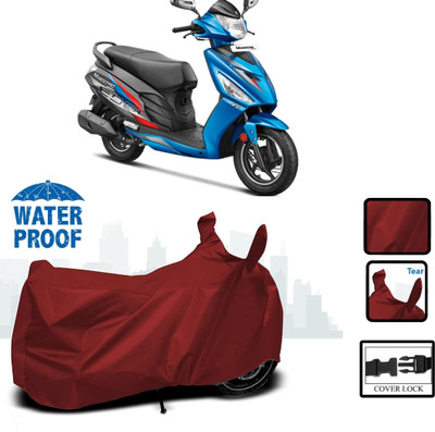 MMSSTAR Waterproof Two Wheeler Cover for Universal For Bike(Maroon)