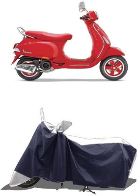 SUGASHRI Waterproof Two Wheeler Cover for Vespa(RED 125, White, Blue)