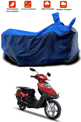 MMSSTAR Waterproof Two Wheeler Cover for Hero(Electric Flash, Blue, Blue)