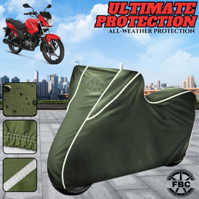 AUTOCAD Waterproof Two Wheeler Cover for Hero(Glamour, Green)
