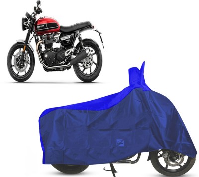 EGAL Waterproof Two Wheeler Cover for Triumph(Speed Twin, Blue)