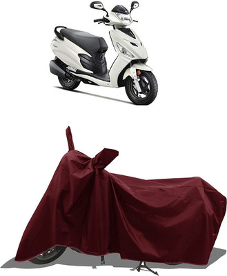 KEDIT Two Wheeler Cover for Hero(E Sprint, Maroon)