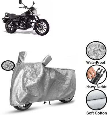 GOSHIV-car and bike accessories Waterproof Two Wheeler Cover for Bajaj(Avenger 160 Street, Silver)