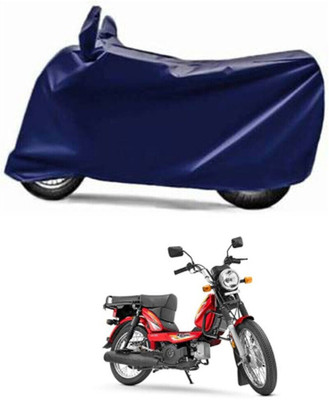 Mdstar Waterproof Two Wheeler Cover for TVS(XL 100 Heavy Duty, Blue)