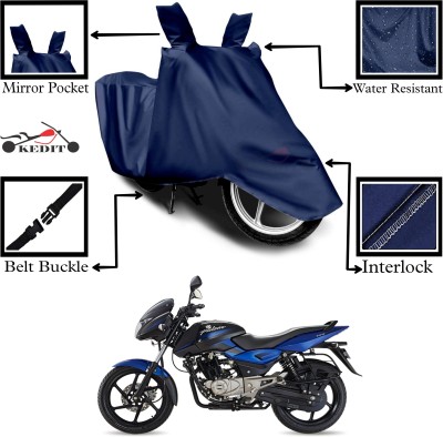 KEDIT Two Wheeler Cover for Bajaj(Blue)