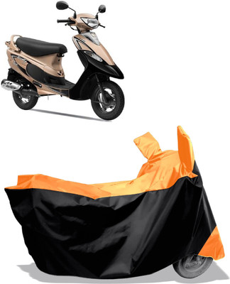 Amexride Two Wheeler Cover for TVS(Pep Plus BS6, Multicolor)