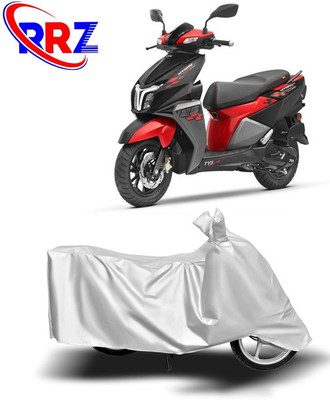 RRZ Waterproof Two Wheeler Cover for TVS(NTORQ, White)