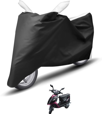 Caronix Waterproof Two Wheeler Cover for TVS(Streek, White)