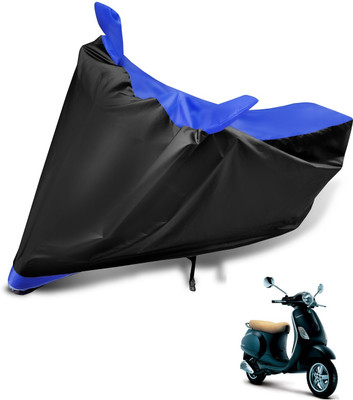 Euro Care Waterproof Two Wheeler Cover for Vespa(Vespa, Blue)