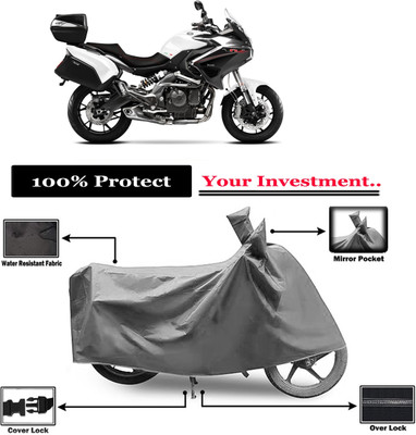 Amexride Two Wheeler Cover for Benelli(TNT 600 GT, Grey)