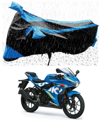 DeepShakshi AUTOMOTIVE Two Wheeler Cover for Suzuki(Gixxer, Blue, Black)