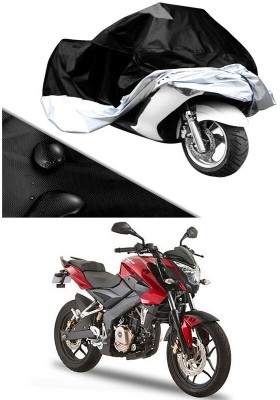 Genipap Two Wheeler Cover for Bajaj(Pulsar 180NS, Silver, Black)