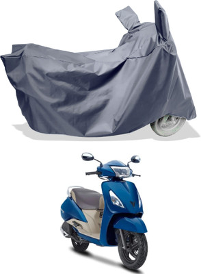 Amexride Two Wheeler Cover for TVS(Jupiter Grande, Grey)