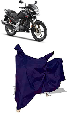 Amexride Two Wheeler Cover for Hero(CBZ Extreme, Blue)