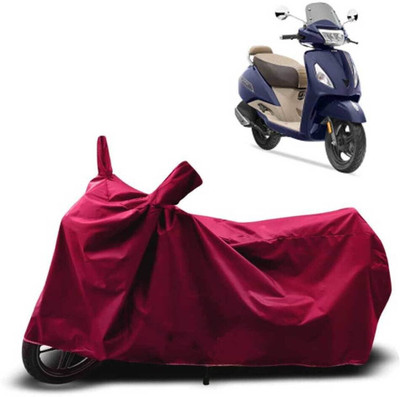 MWBB Waterproof Two Wheeler Cover for Bajaj(Platina 110 H-Gear, Maroon)