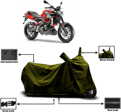 Amexride Two Wheeler Cover for Aprilia(Shiver 900 BS6, Green)