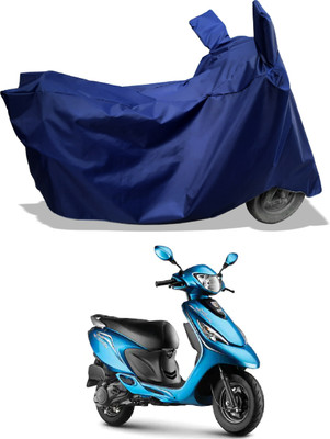 Amexride Two Wheeler Cover for TVS(Scooty Zest, Blue)