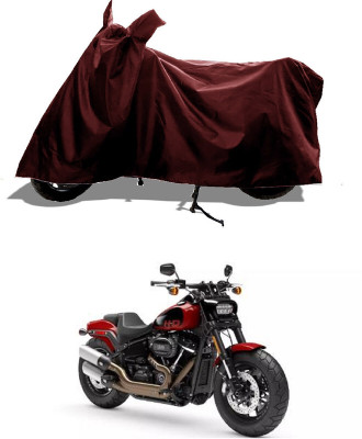 GROFATIK Two Wheeler Cover for Harley Davidson(Street Bob, Maroon)