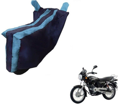 Mdstar Waterproof Two Wheeler Cover for Bajaj(Boxer, Black, Blue)