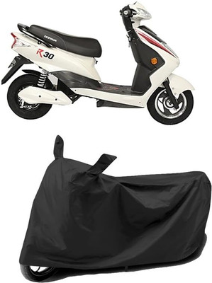 KEDIT Two Wheeler Cover for Okinawa(R30 electric scooter, Black)