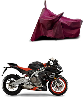 Aoriyon Waterproof Two Wheeler Cover for Aprilia(RS 660 BS6, Maroon)