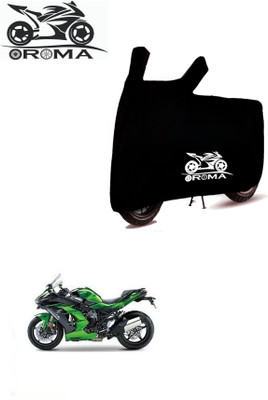 DeepShakshi AUTOMOTIVE Waterproof Two Wheeler Cover for Kawasaki(Ninja H2 SX, Black)