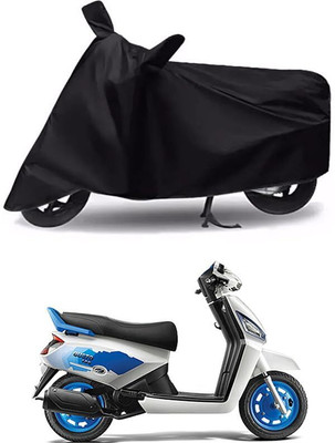 KEDIT Two Wheeler Cover for Mahindra(Gusto, Black)