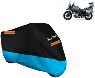 Juvdoxj Waterproof Two Wheeler Cover for Suzuki(V-Strom 650 XT, Blue)