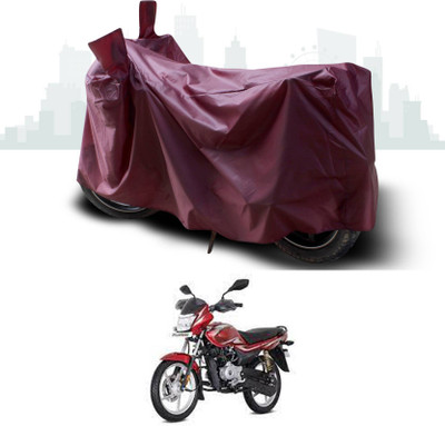 AASHTIK MART Two Wheeler Cover for Bajaj(Platina, Maroon)