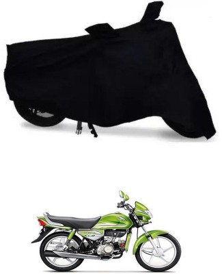 SMDP Waterproof Two Wheeler Cover for Hero(HF Deluxe Eco, Black)