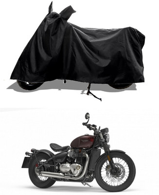 GROFATIK Two Wheeler Cover for Triumph(Bonneville Bobber BS6, Black)