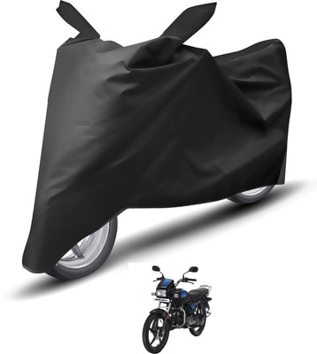 Caronix Waterproof Two Wheeler Cover for Hero(Splendor Plus, Black)