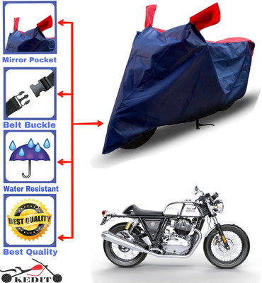 AASHTIK MART Two Wheeler Cover for Royal Enfield(Continental GT 650, Red, Blue)