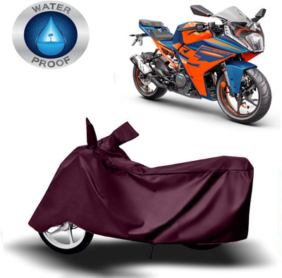 Autoinnovation Two Wheeler Cover for KTM(RC 390, Maroon)