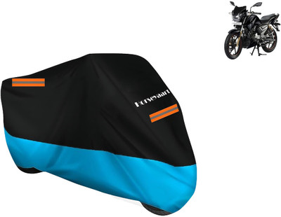 Horseyaart Waterproof Two Wheeler Cover for TVS(Apache RTR 180, Blue)
