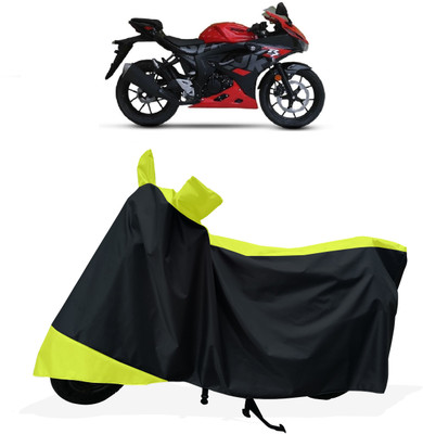 Tricway Two Wheeler Cover for Suzuki(GSX R150, Yellow)